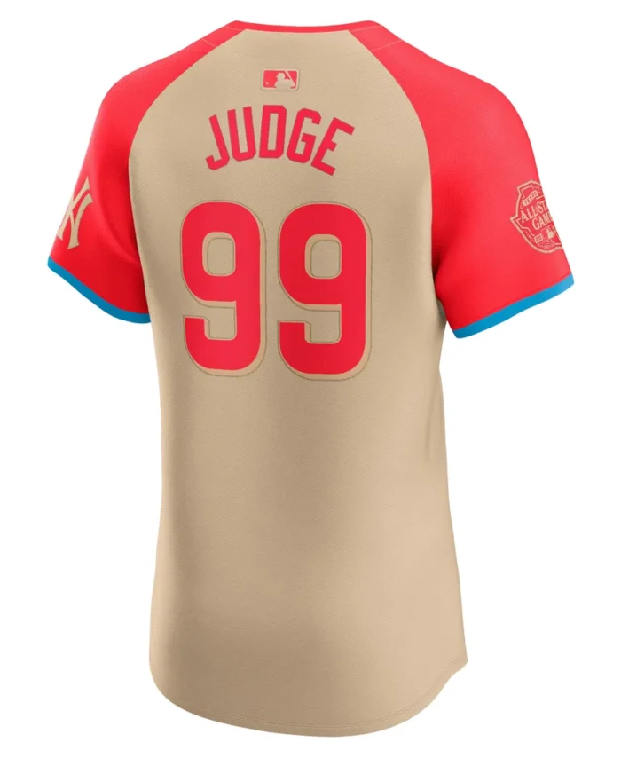 Aaron Judge American League 2024 MLB All-Star Game Elite Player Jersey- Cream