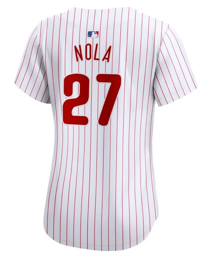 Aaron Nola Philadelphia Phillies Women  Home Limited Player Jersey- White