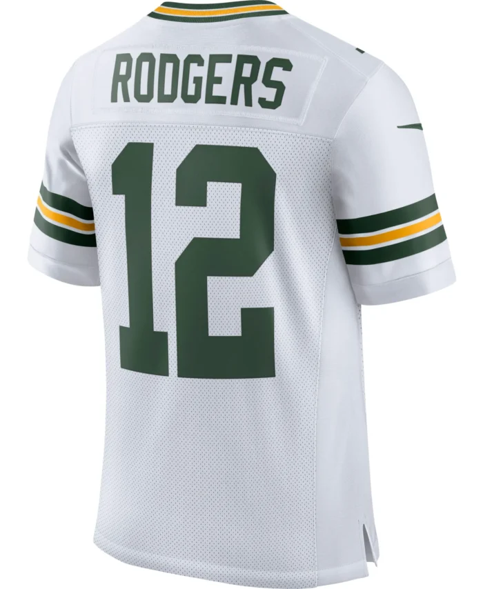 Aaron Rodgers Green Bay Packers Classic Elite Player Jersey - White