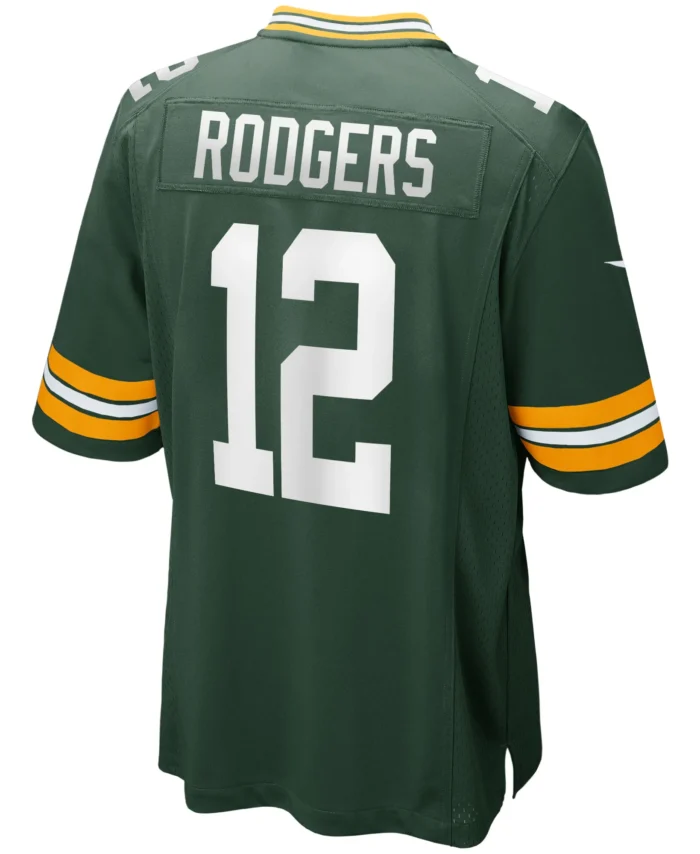 Aaron Rodgers Green Bay Packers Game Player Jersey - Green