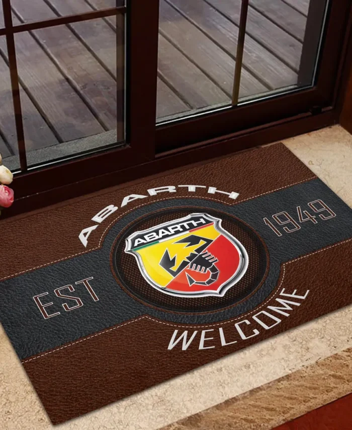 Italian Racing Car Doormat, All Over Print Doormat For Car Lovers CAR169 - Brown