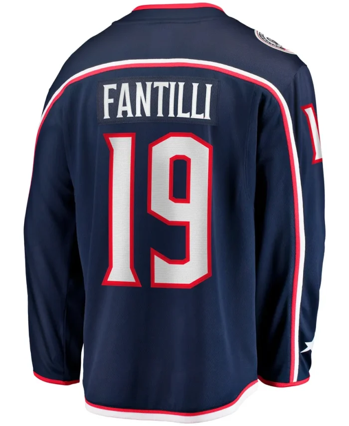 Adam Fantilli Columbus Blue Jackets Fanatics Home Premier Breakaway Player Jersey - Navy