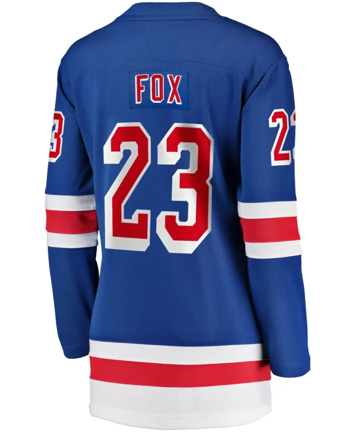 Adam Fox New York Rangers Fanatics Women Home Breakaway Jersey - Blue
