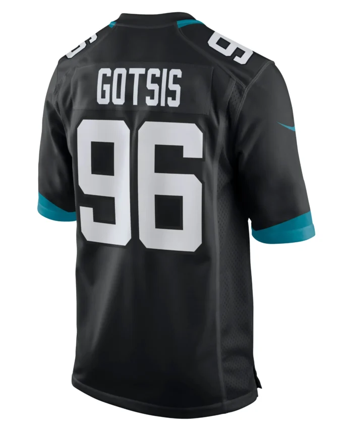 Adam Gotsis Jacksonville Jaguars Game Jersey - Black