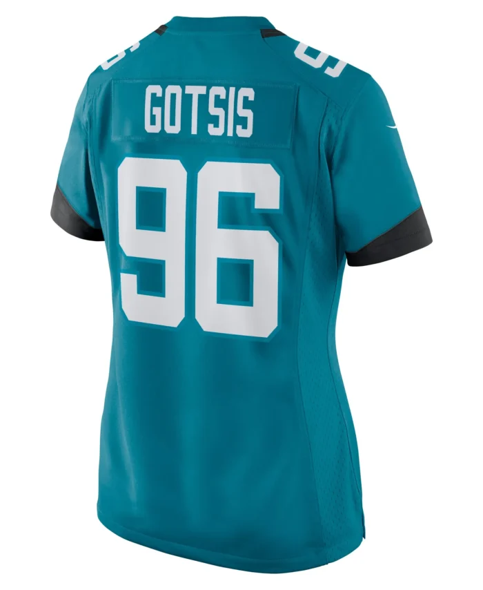 Adam Gotsis Jacksonville Jaguars Women's Game Jersey - Teal