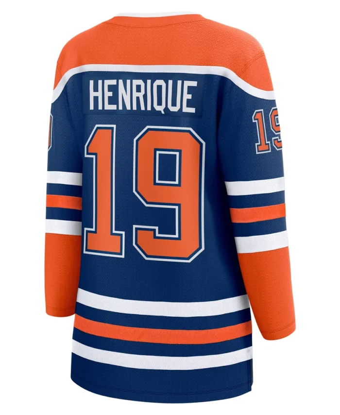 Adam Henrique Edmonton Oilers Fanatics Women Home Breakaway Player Jersey - Royal