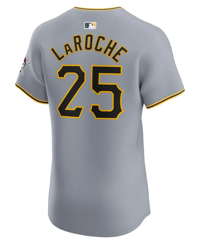Adam LaRoche Pittsburgh Pirates Road Elite Player Jersey- Gray