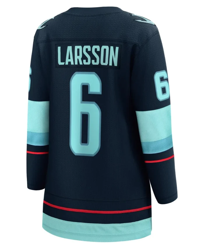 Adam Larsson Seattle Kraken Fanatics Women Home Breakaway Player Jersey - Deep Sea Blue