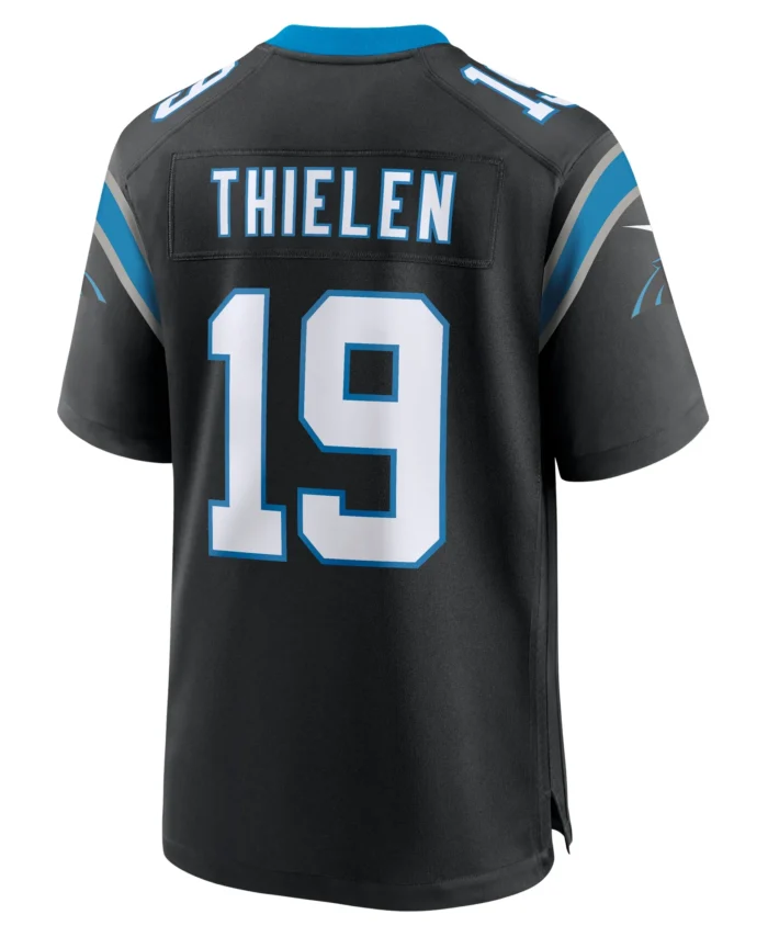 Adam Thielen Carolina Panthers Team Game Jersey - Black