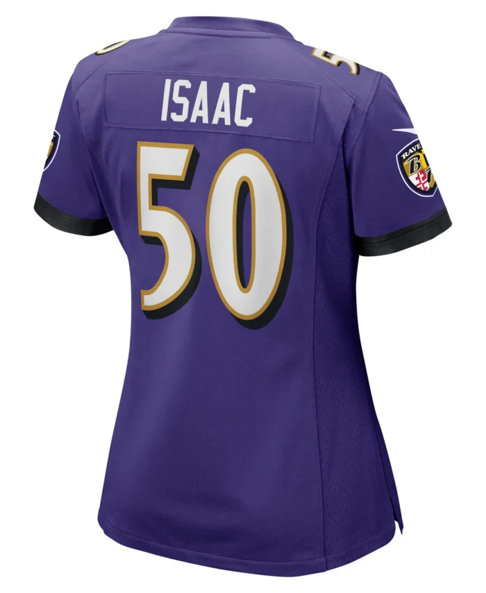 Adisa Isaac Baltimore Ravens Women's  Game Jersey -  Purple