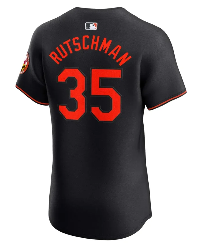 Adley Rutschman Baltimore Orioles Alternate Elite Player Jersey - Black