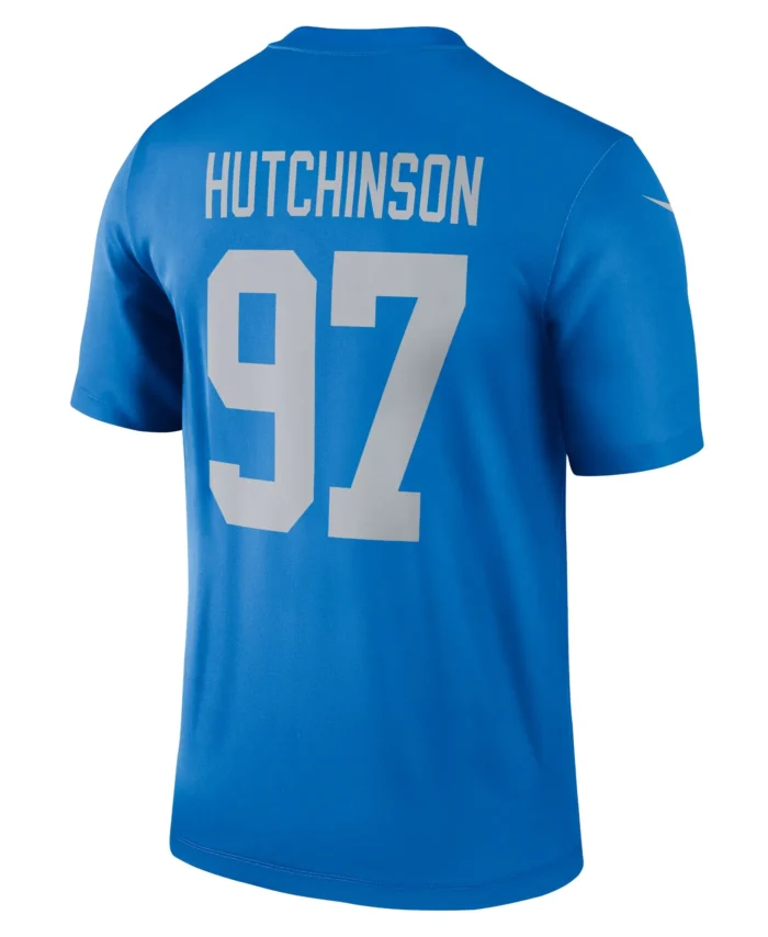 Aidan Hutchinson Detroit Lions Alternate Legend Player Performance Top - Blue