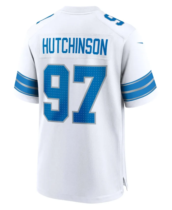 Aidan Hutchinson Detroit Lions Game Jersey - White