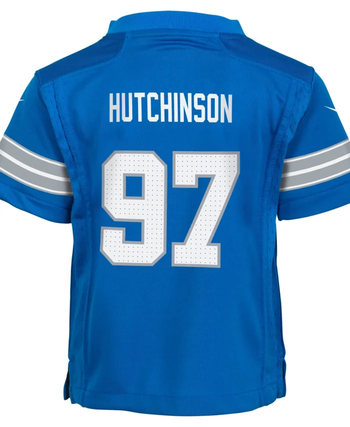 Aidan Hutchinson Detroit Lions Preschool Player Game Jersey - Blue