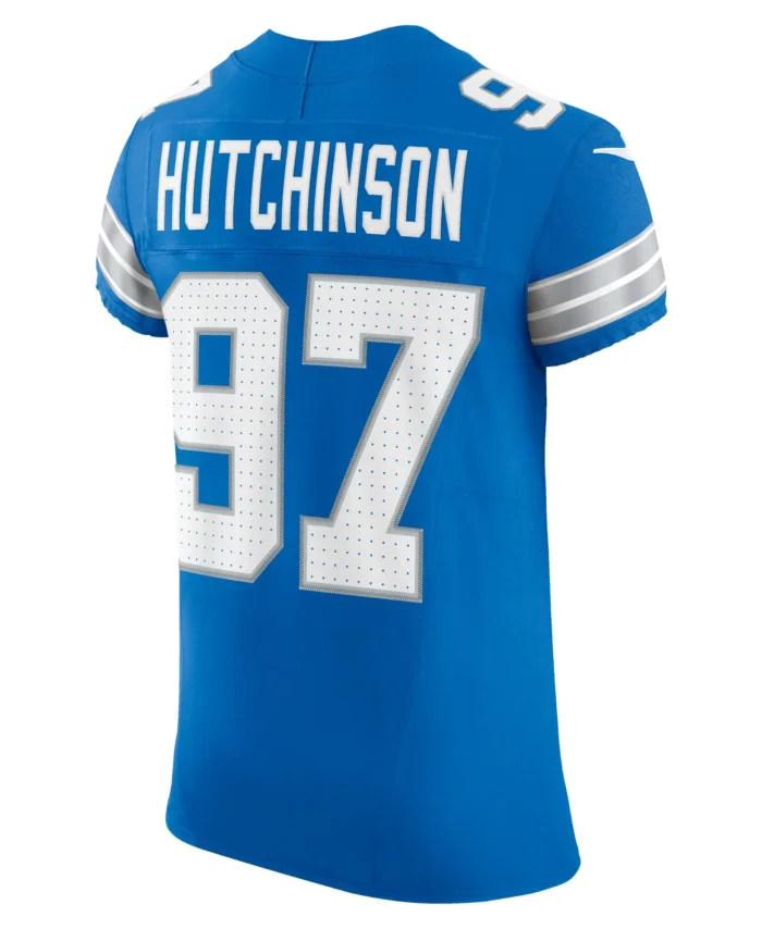 Aidan Hutchinson Detroit Lions Vapor F.U.S.E. Elite Jersey - Blue