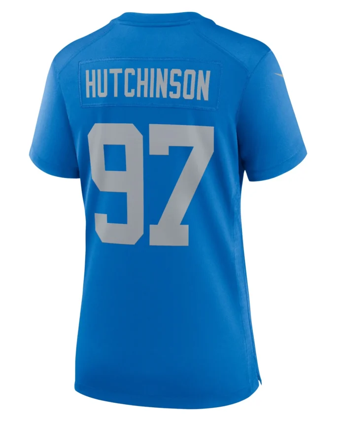 Aidan Hutchinson Detroit Lions Women's Alternate Game Jersey - Blue