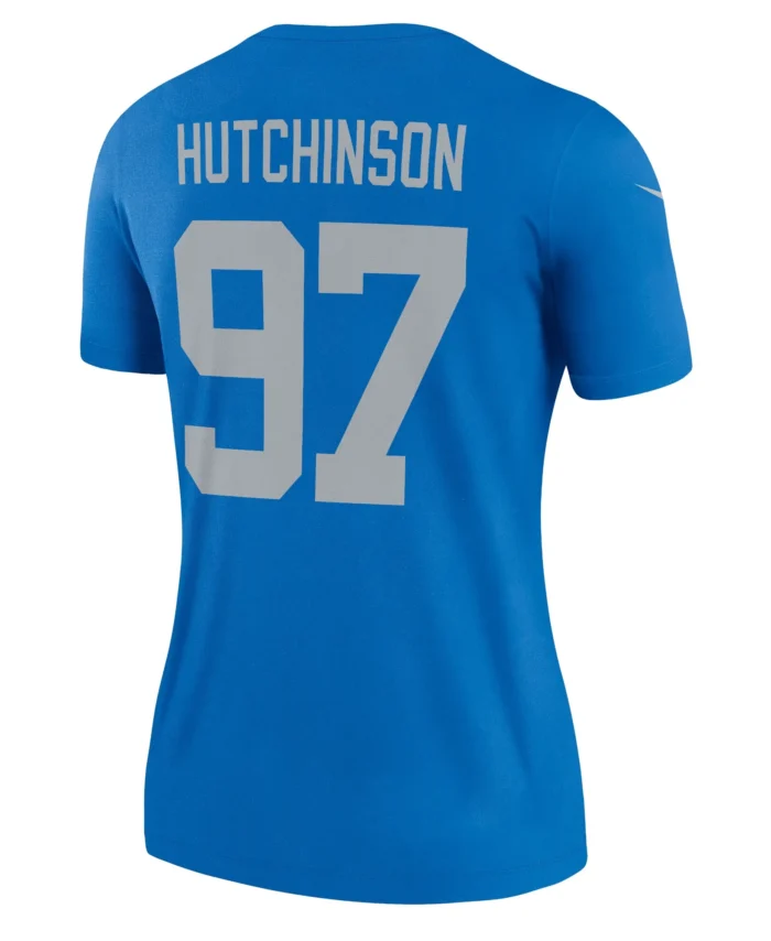 Aidan Hutchinson Detroit Lions Women's Alternate Legend Player Performance Top -  Blue