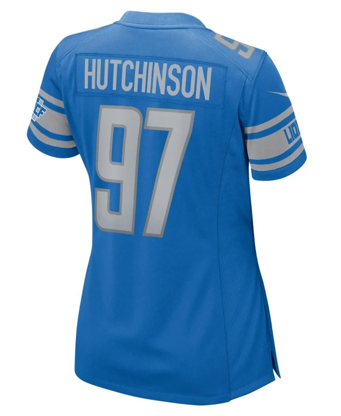 Aidan Hutchinson Detroit Lions Women's Game Jersey - Blue