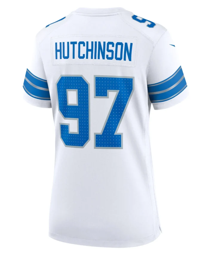 Aidan Hutchinson Detroit Lions Women's Game Jersey - White