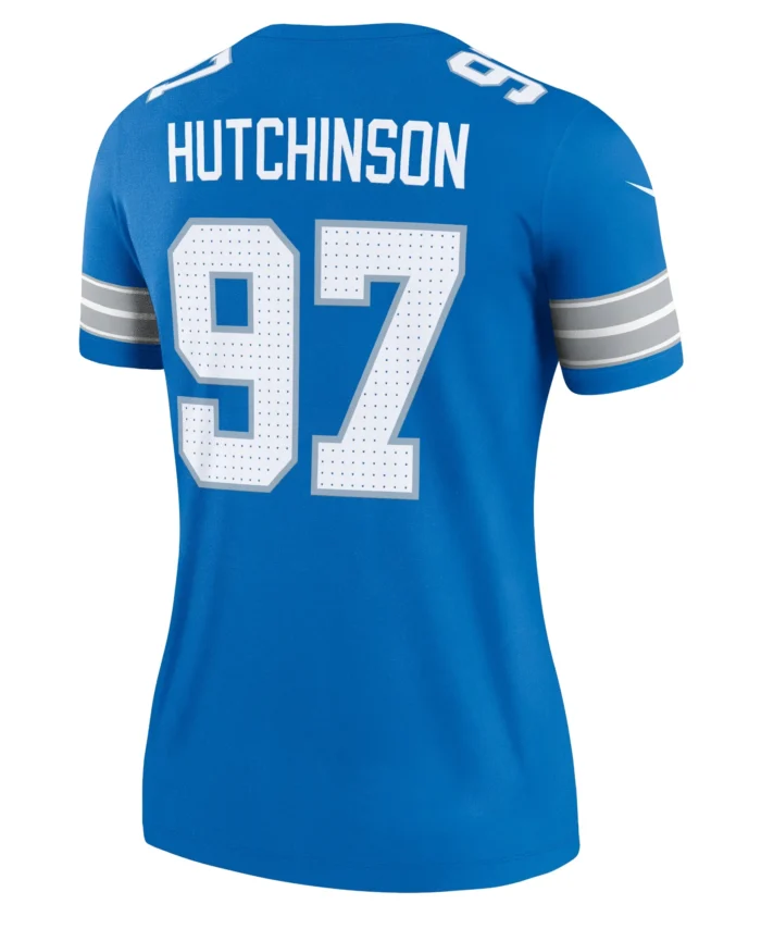 Aidan Hutchinson Detroit Lions Women's Legend Player Performance Top -  Blue