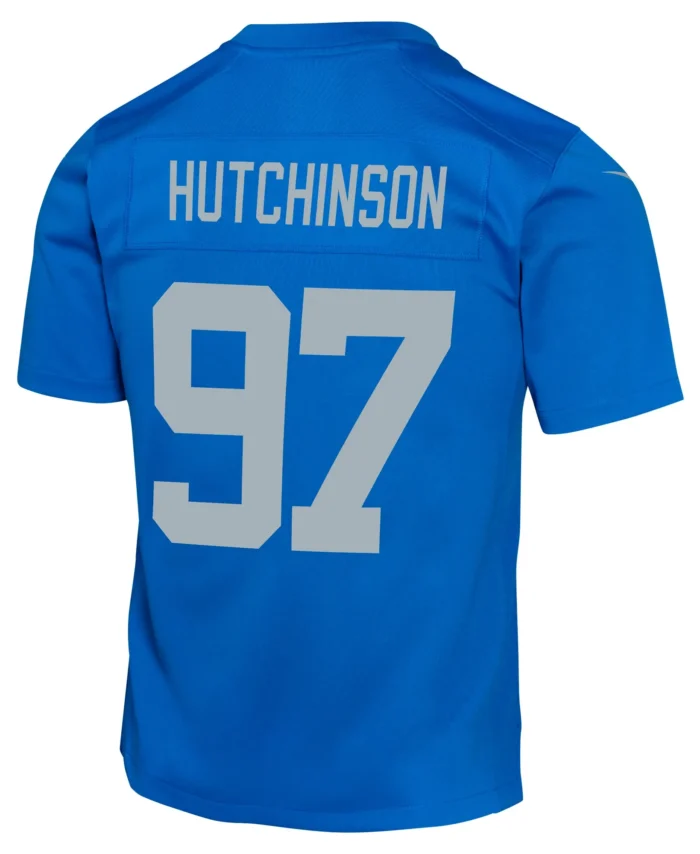 Aidan Hutchinson Detroit Lions Youth Alternate Game Jersey -  Blue