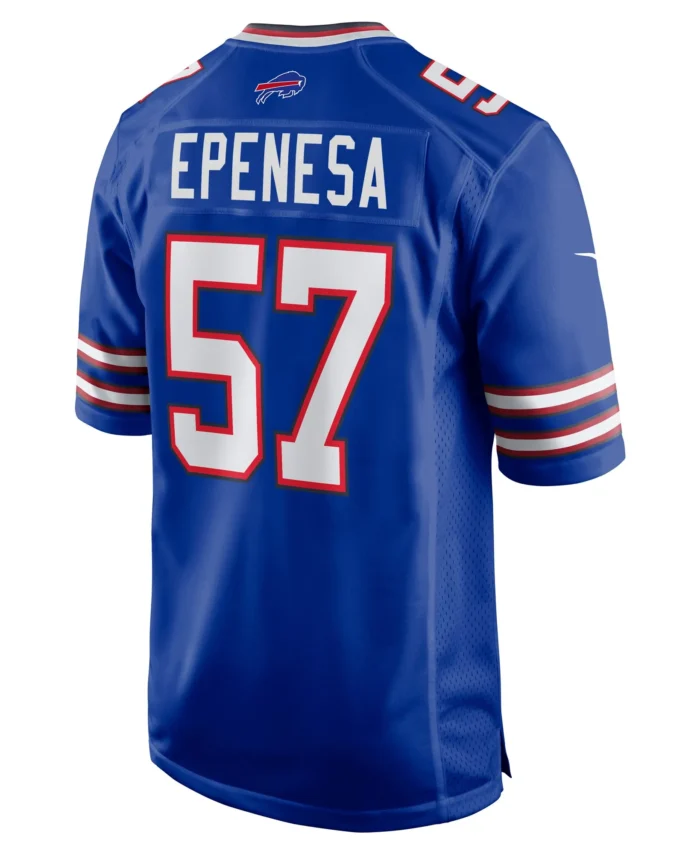 A.J. Epenesa Buffalo Bills Game Player Jersey - Royal