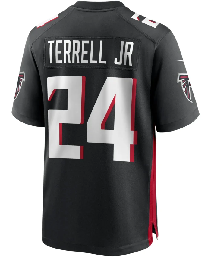 A.J. Terrell Jr. Atlanta Falcons Player Game Jersey - Black
