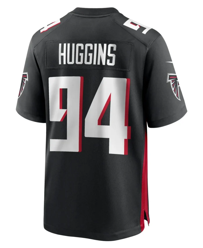 Albert Huggins Atlanta Falcons Team Game Jersey -  Black
