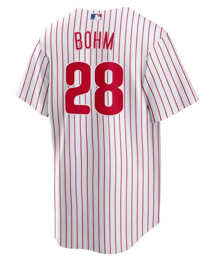 Alec Bohm Philadelphia Phillies Replica Player Jersey- White