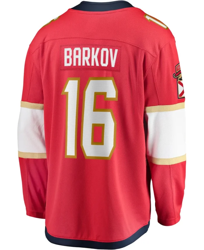 Aleksander Barkov Florida Panthers Fanatics Home 2024 Stanley Cup Champions Breakaway Player Jersey?? Red