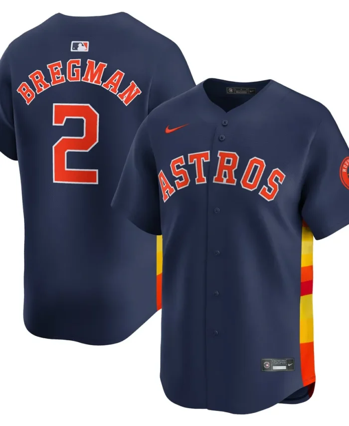 Alex Bregman Houston Astros Alternate Limited Player Jersey-Navy