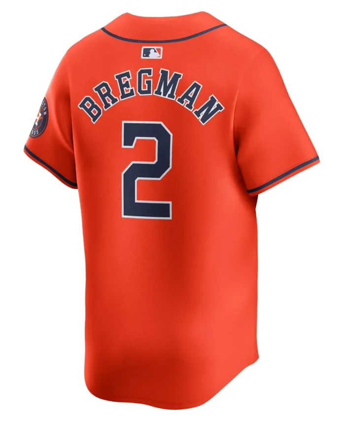 Alex Bregman Houston Astros Alternate Limited Player Jersey-Orange