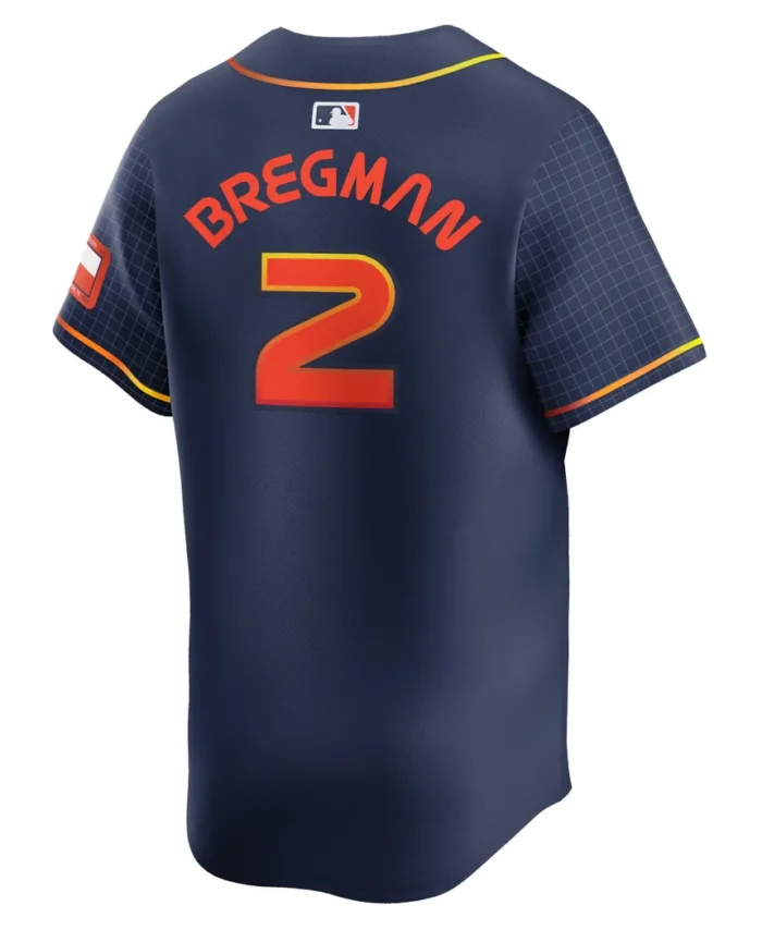 Alex Bregman Houston Astros City Connect Limited Player Jersey - Navy