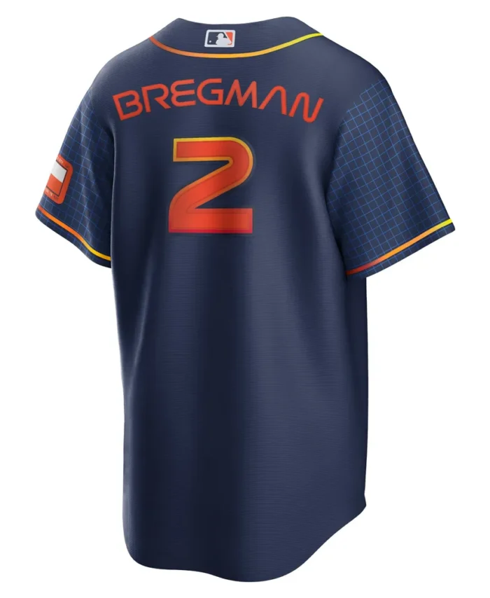 Alex Bregman Houston Astros City Connect Replica Player Jersey - Navy