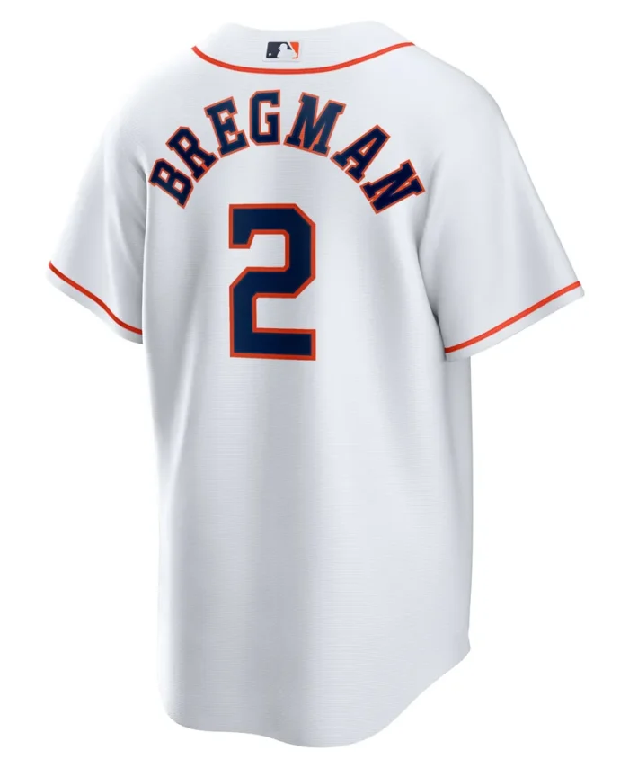 Alex Bregman Houston Astros Home Replica Player Name Jersey - White