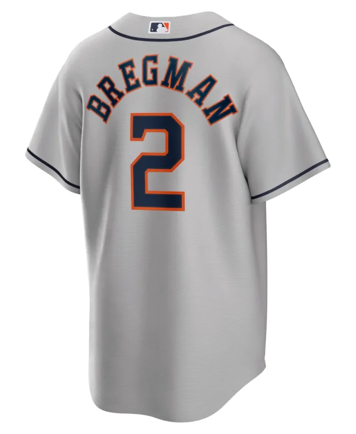 Alex Bregman Houston Astros Road Replica Player Name Jersey - Gray