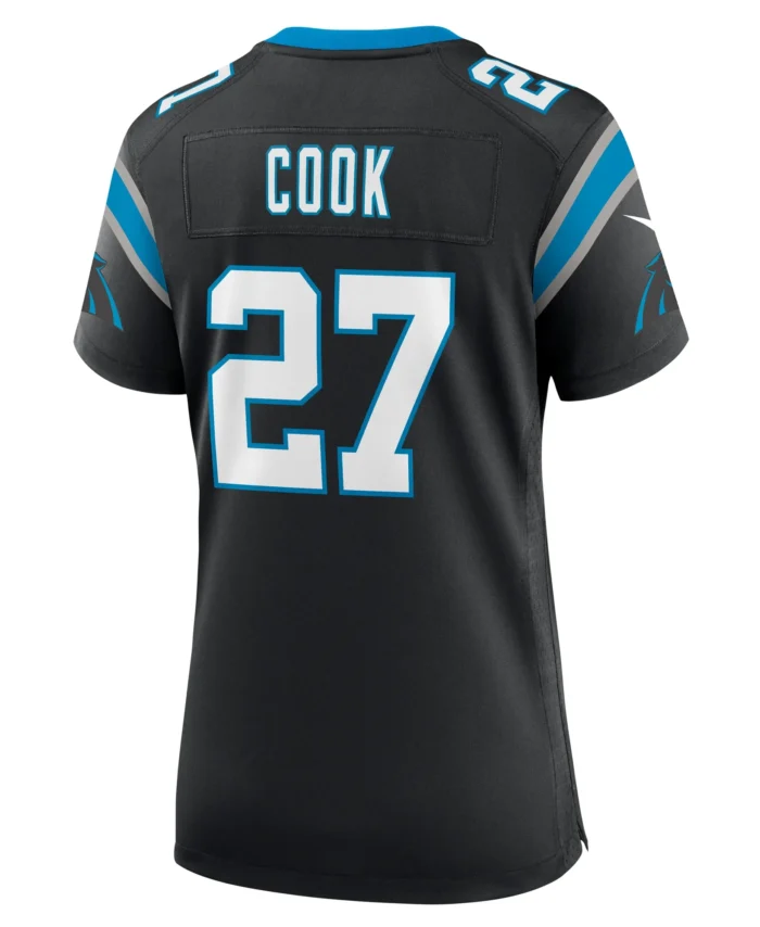 Alex Cook Carolina Panthers Women's  Game Jersey -  Black