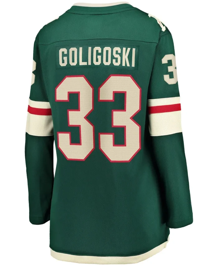 Alex Goligoski Minnesota Wild Fanatics Women Home Breakaway Player Jersey - Green
