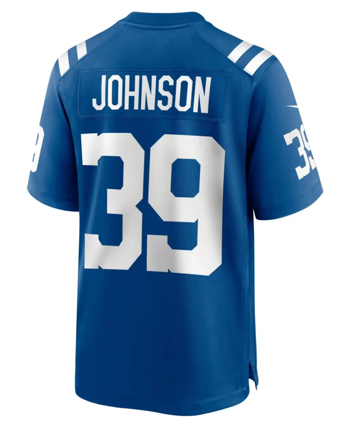 Alex Johnson Indianapolis Colts Team Game Jersey -  Royal