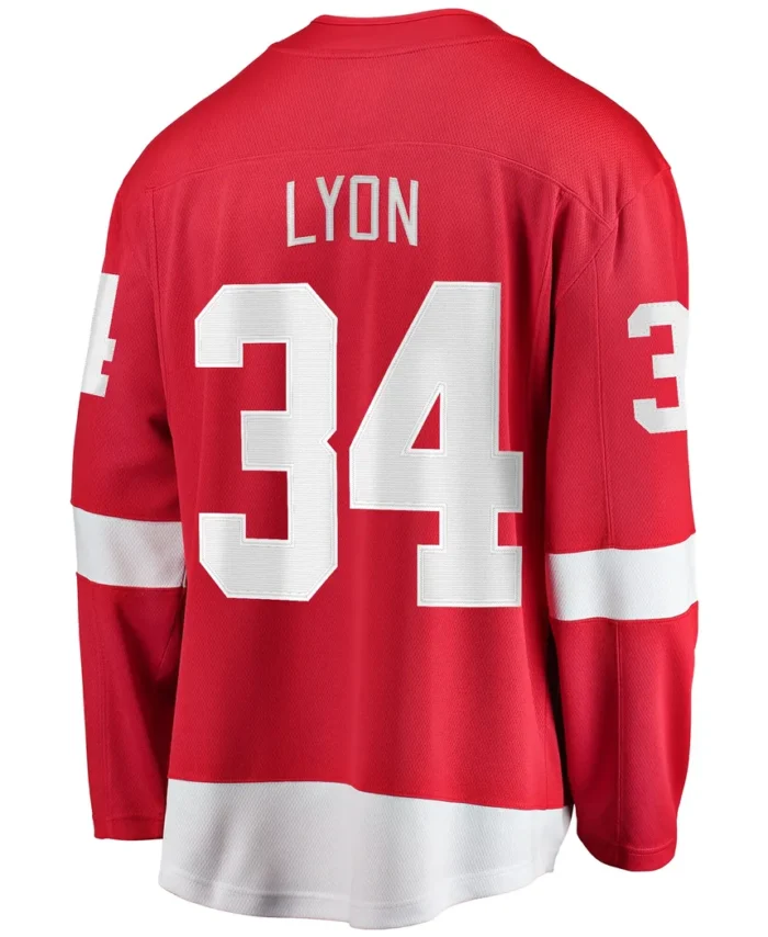 Alex Lyon Detroit Red Wings Fanatics Home Breakaway Jersey - Red