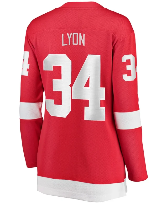 Alex Lyon Detroit Red Wings Fanatics Women Home Breakaway Player Jersey - Red
