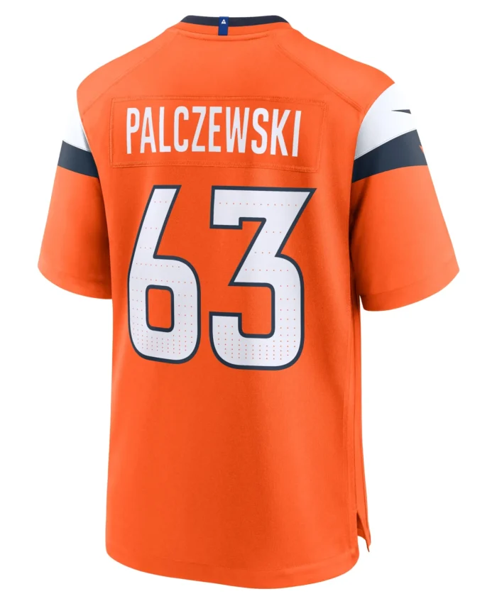Alex Palczewski Denver Broncos Team Game Jersey -  Orange