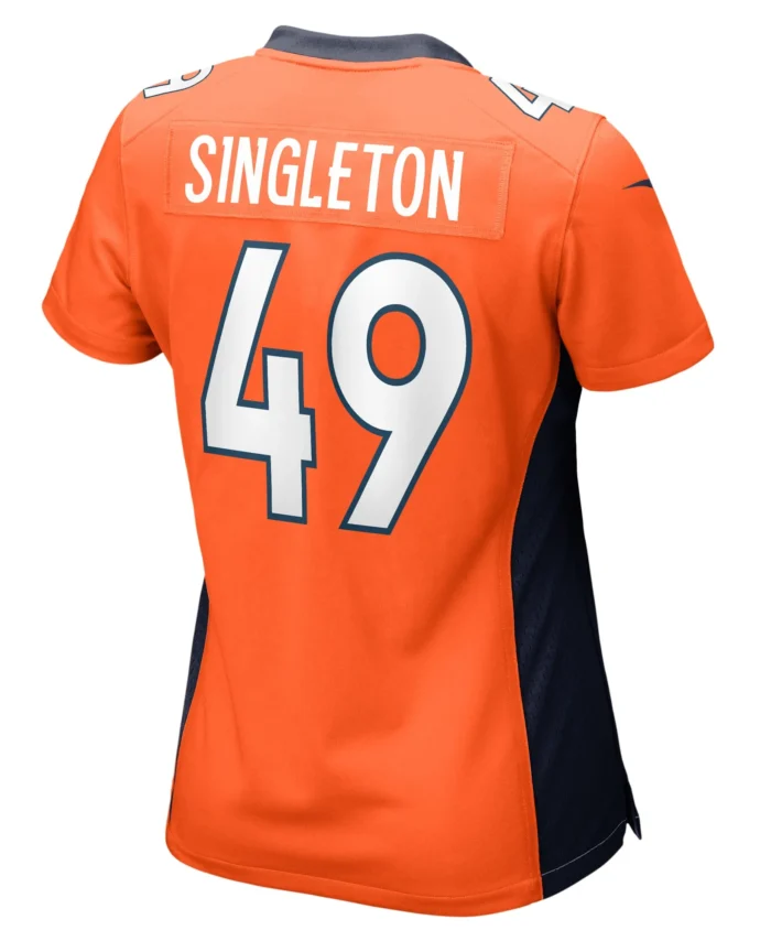 Alex Singleton Denver Broncos Women's Game Player Jersey - Orange