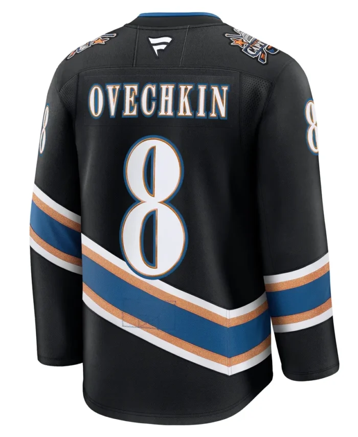 Alexander Ovechkin Washington Capitals Fanatics Alternate 50th Anniversary Premium Jersey - Black
