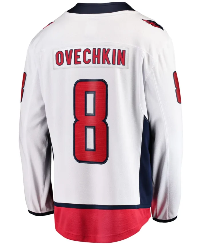 Alexander Ovechkin Washington Capitals Fanatics Away Premier Breakaway Player Jersey - White