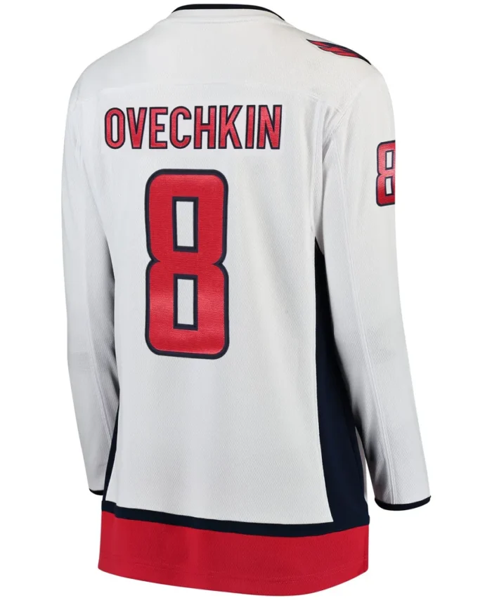 Alexander Ovechkin Washington Capitals Fanatics Women Breakaway Player Jersey - White