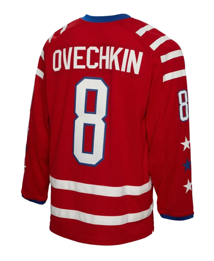 Alexander Ovechkin Washington Capitals Mitchell & Ness Captain Patch 2015 Winter Classic Blue Line Player Jersey - Red