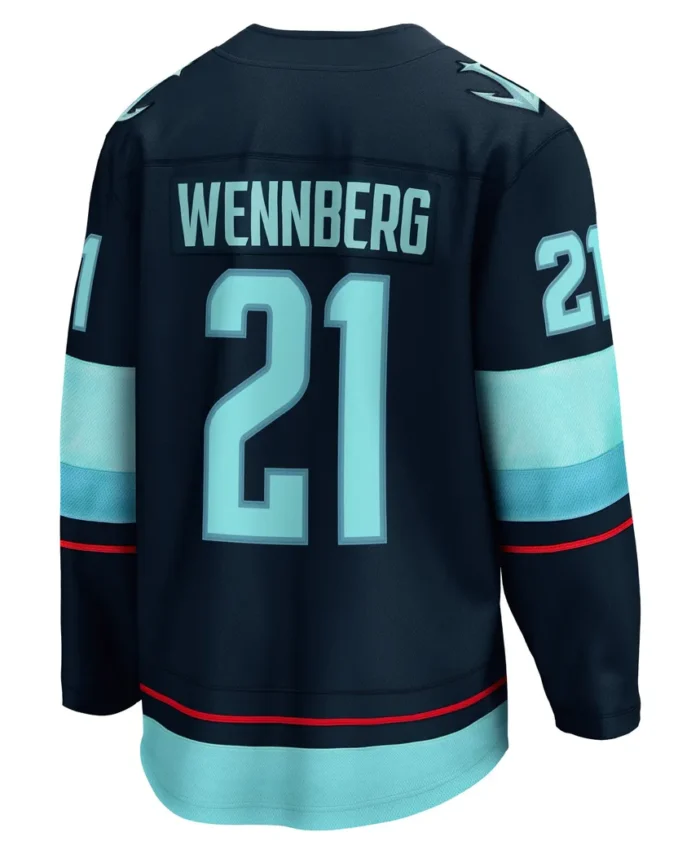 Alexander Wennberg Seattle Kraken Fanatics Home Breakaway Player Jersey - Navy