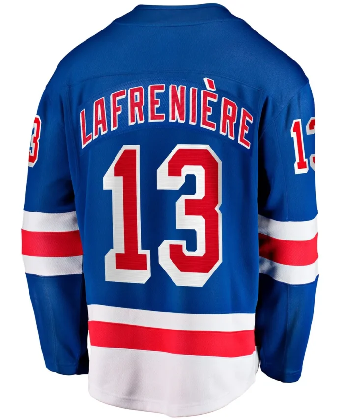 Alexis Lafreniere New York Rangers Fanatics Home Breakaway Jersey - Blue