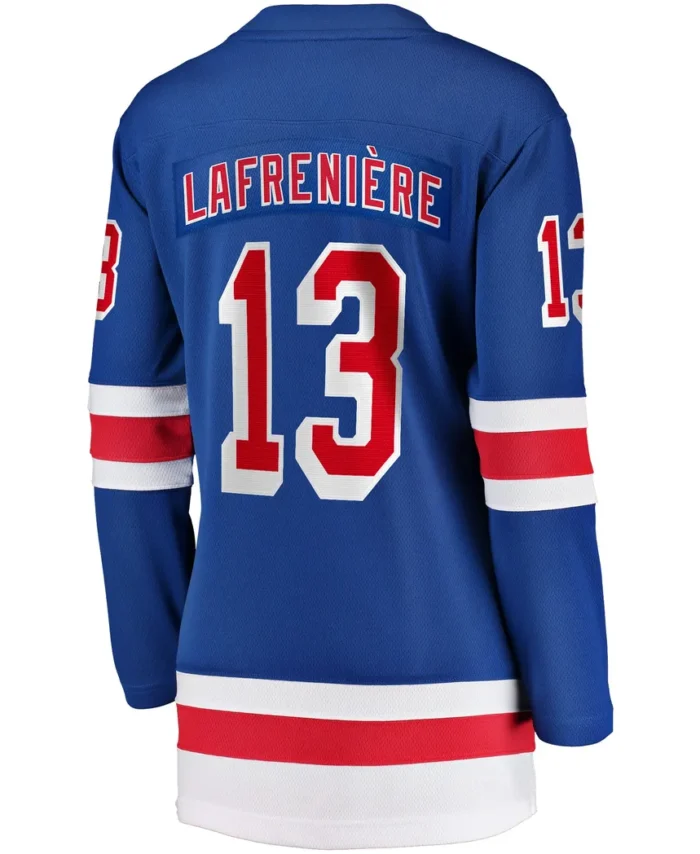 Alexis Lafreni?re New York Rangers Fanatics Women Breakaway Player Jersey - Blue